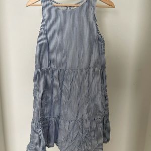 Old navy blue stripe dress